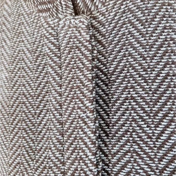 Blue Herringbone St. John Skirt Suit Size 8 Jacket and Skirt